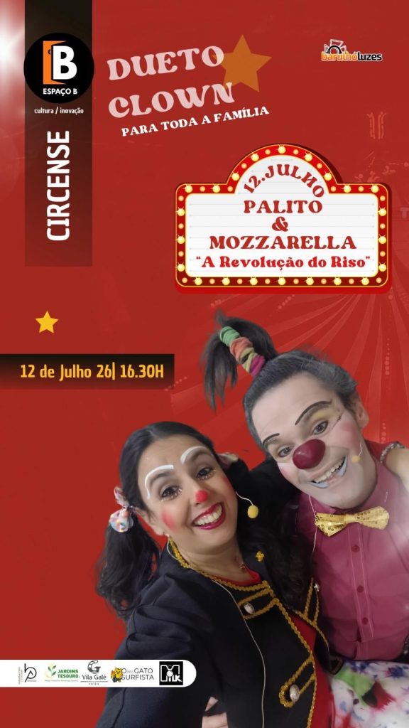   O Circo Chegou ao Espaço B com Palito & Mozzarella 